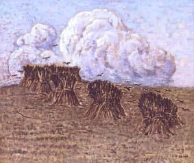 Field with crows