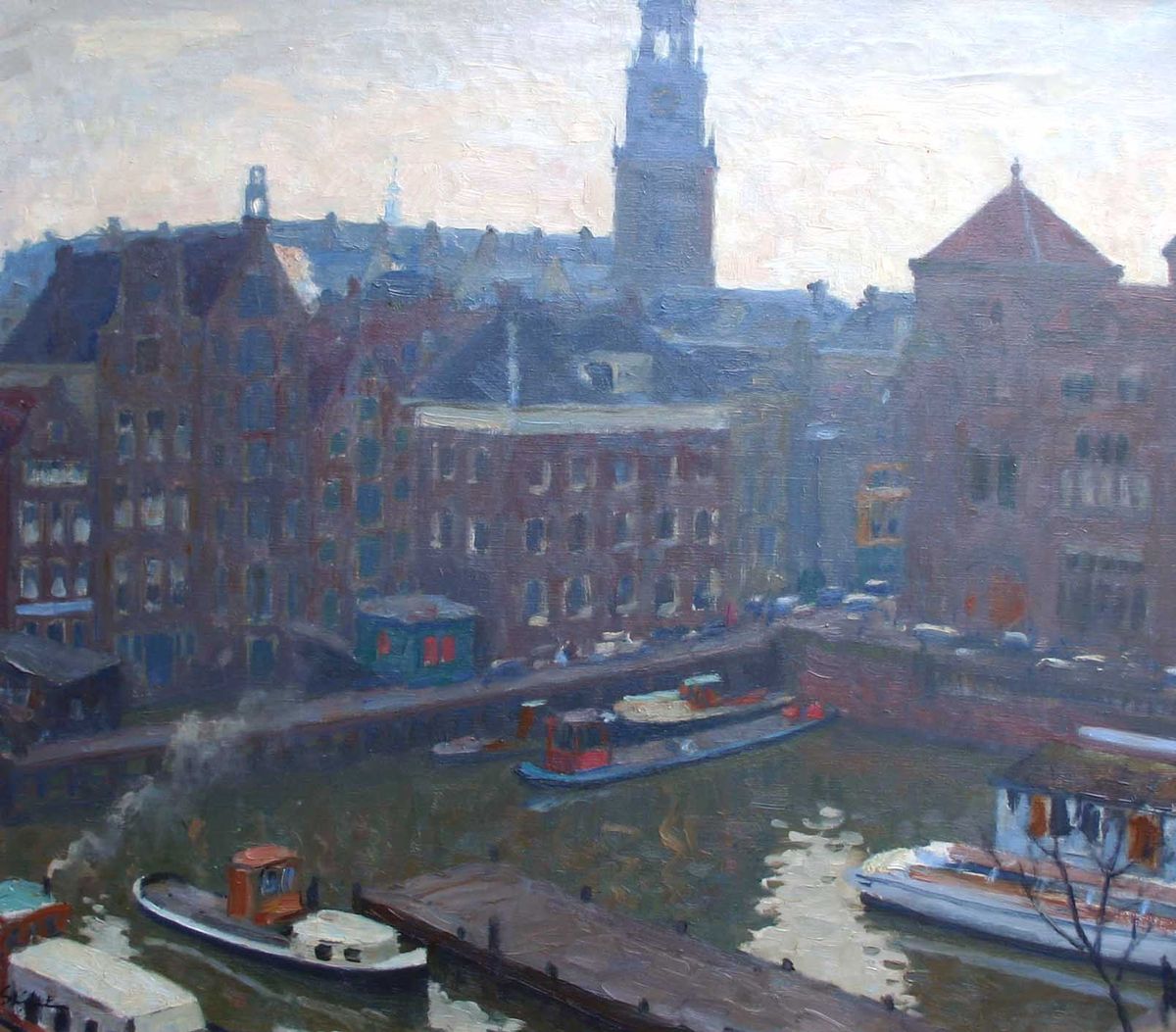 Damrak near the stock exchange