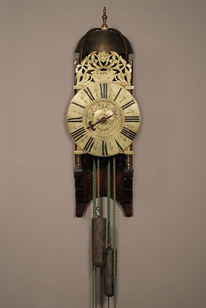 A good French brass striking alarm lantern clock Rouelle A Bayeux, circa 1730 - image 1
