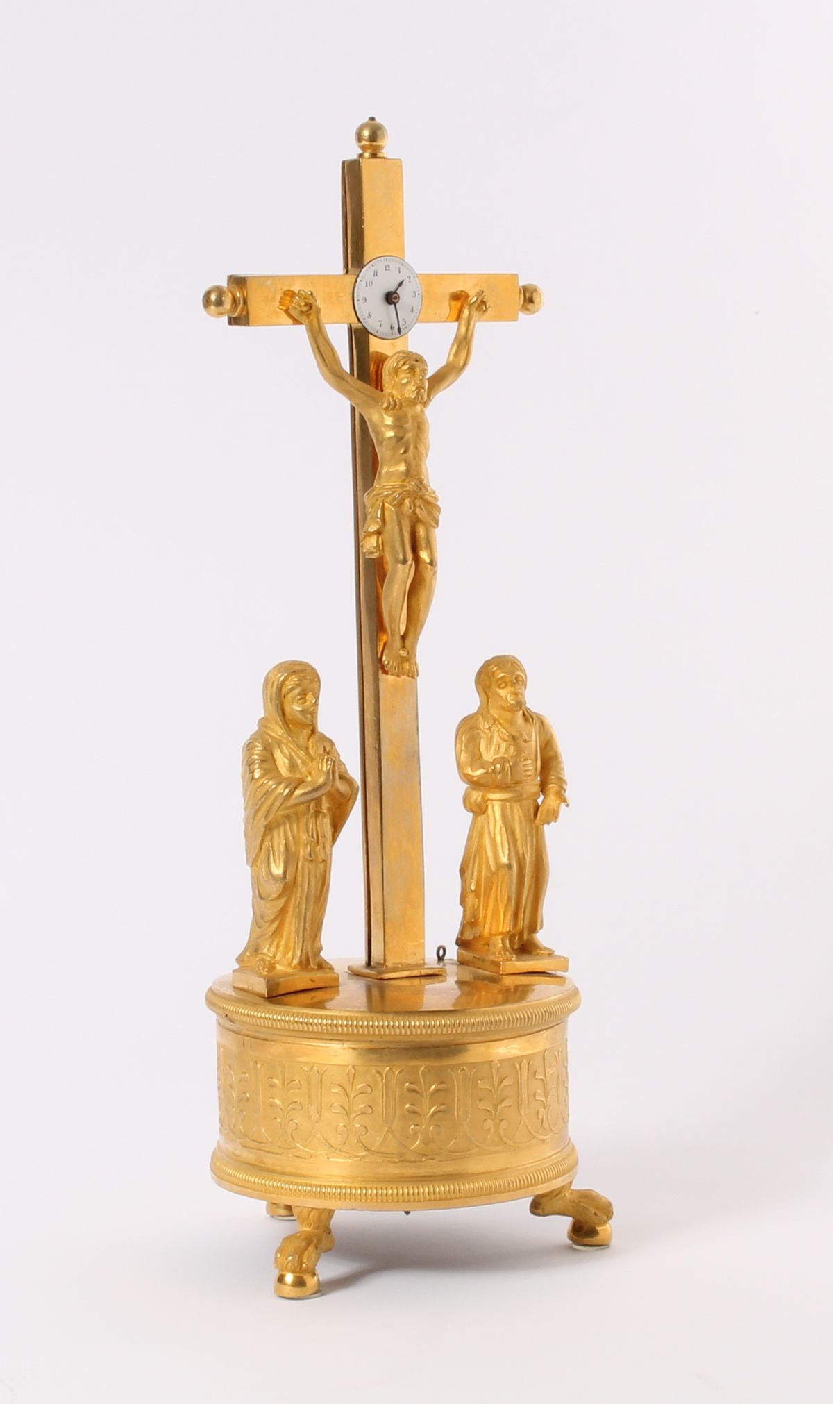 A rare South German ormolu crucifix clock, by Joseph Patzelt, circa 1820 - image 1