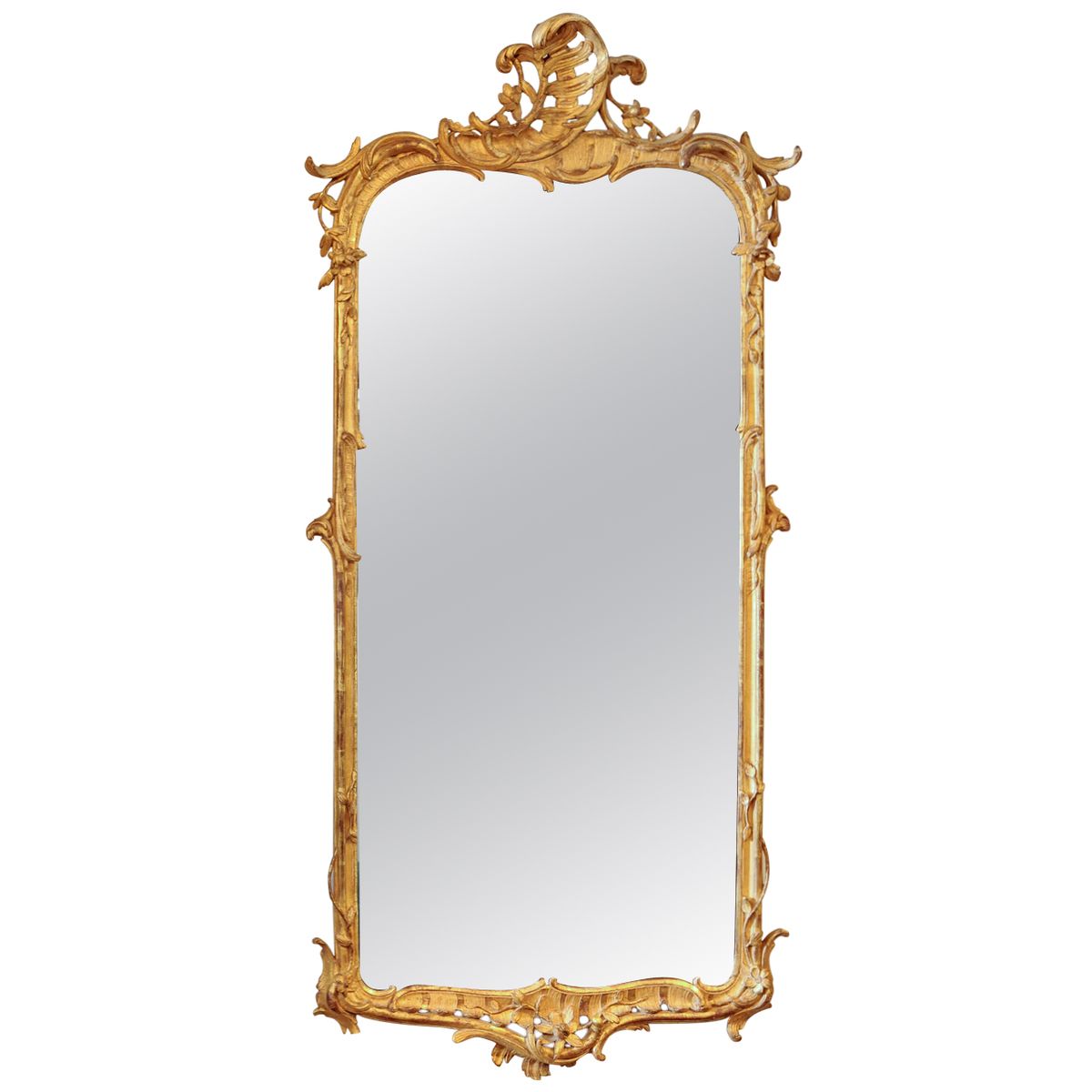 A Dutch giltwood mirror, mid-18th Century - image 1