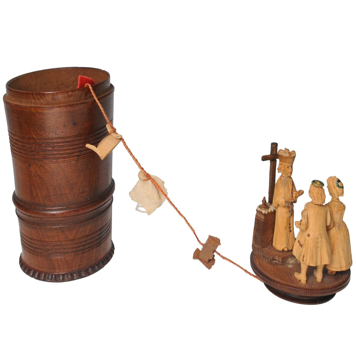 Een zeldzame miniatuur impressie van het huwelijk - afbeelding 1