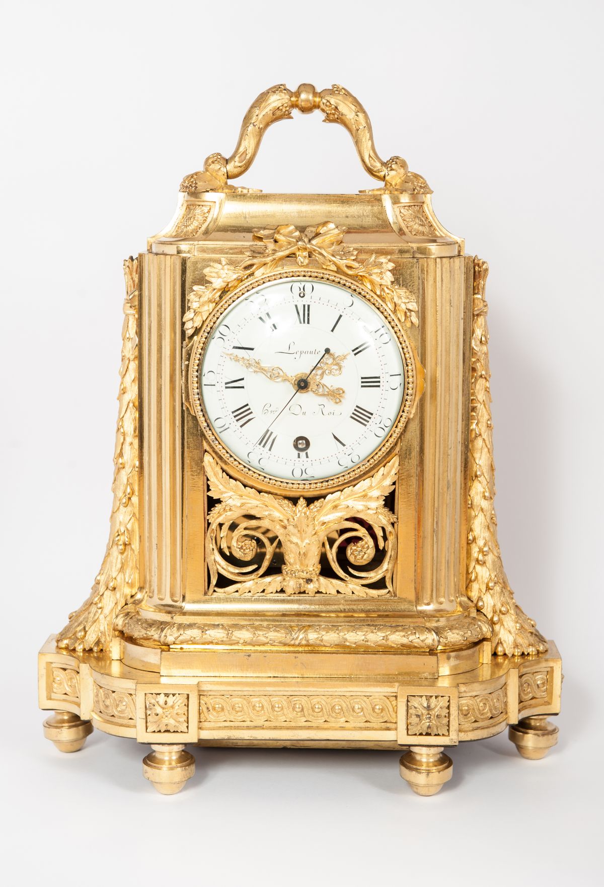 Very Unusual High Quality Early Louis XVI Traveling Clock, circa 1770 - afbeelding 1