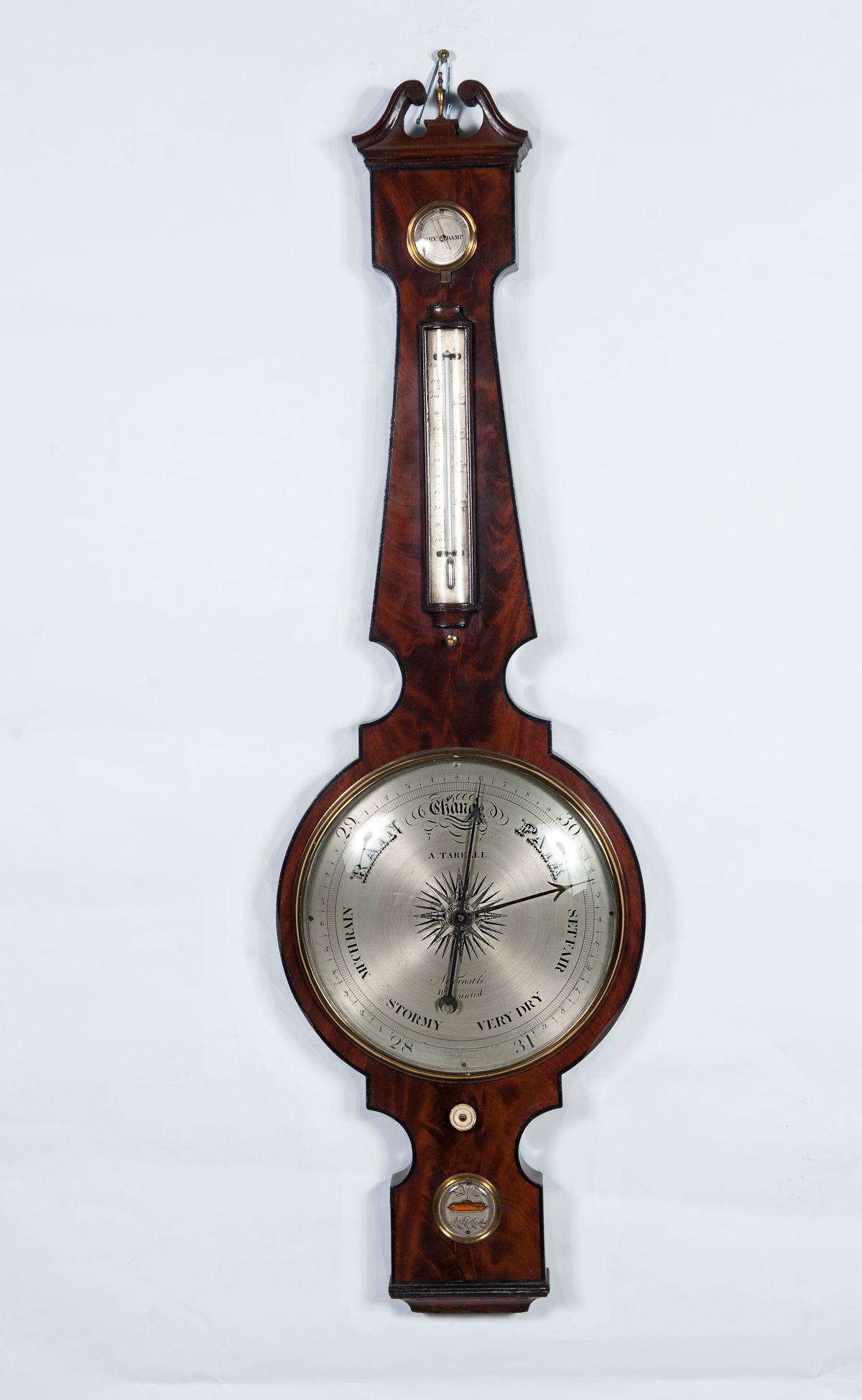 An imposing king size wheel barometer by  - image 1