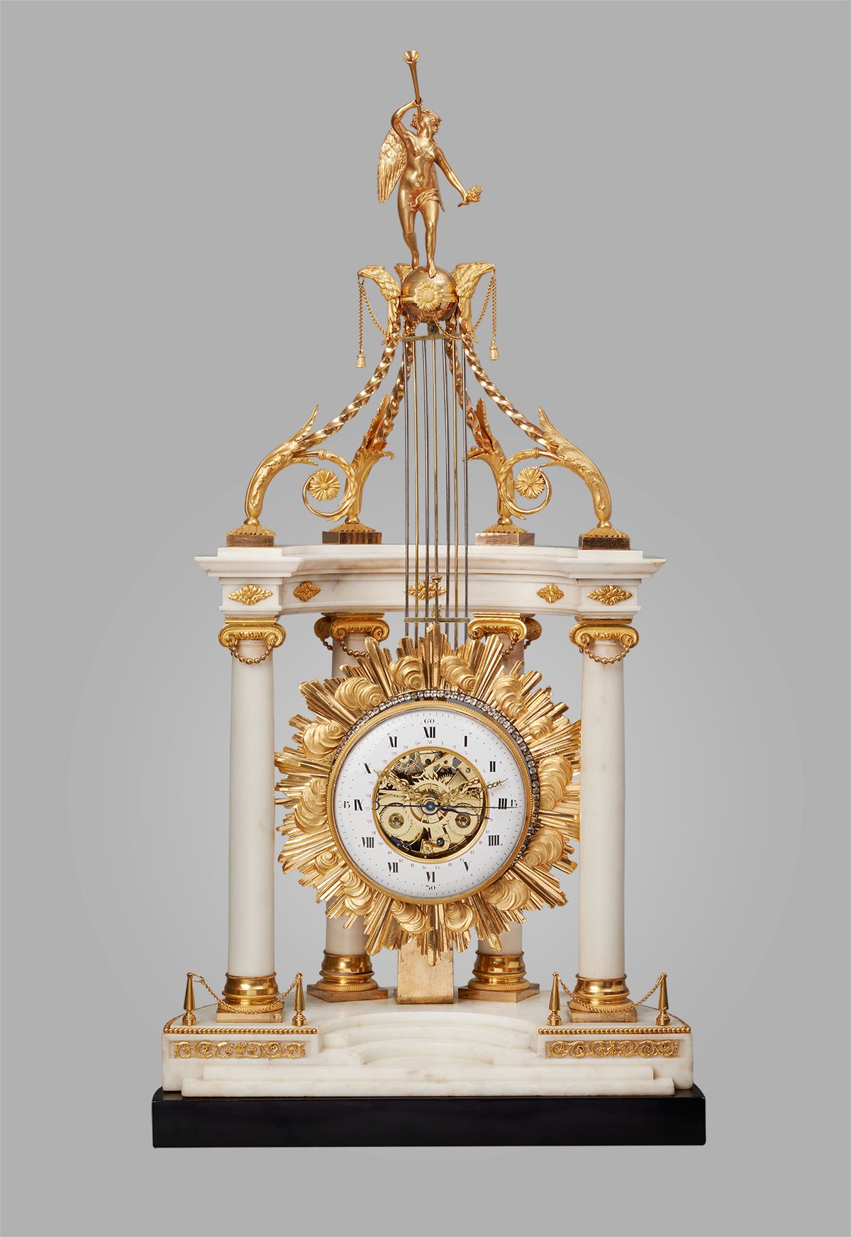 Imposing Monumental Louis XVI Temple Mantel Clock, circa 1780 - image 1