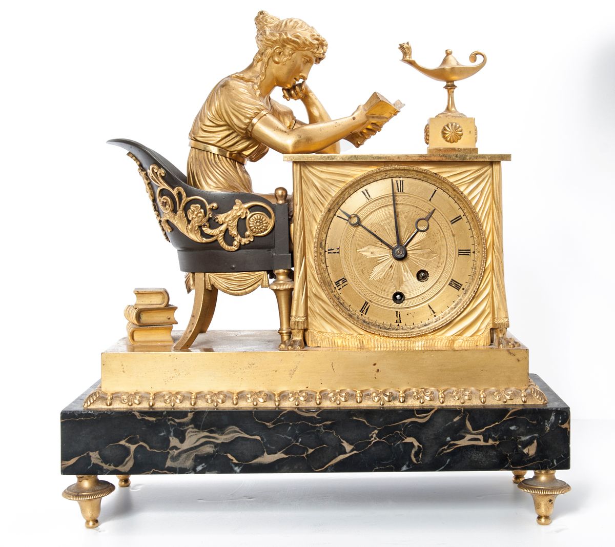 A very popular French empire ormolu mantel clock attributed to Justin Vulliamy, circa 1820 - image 1