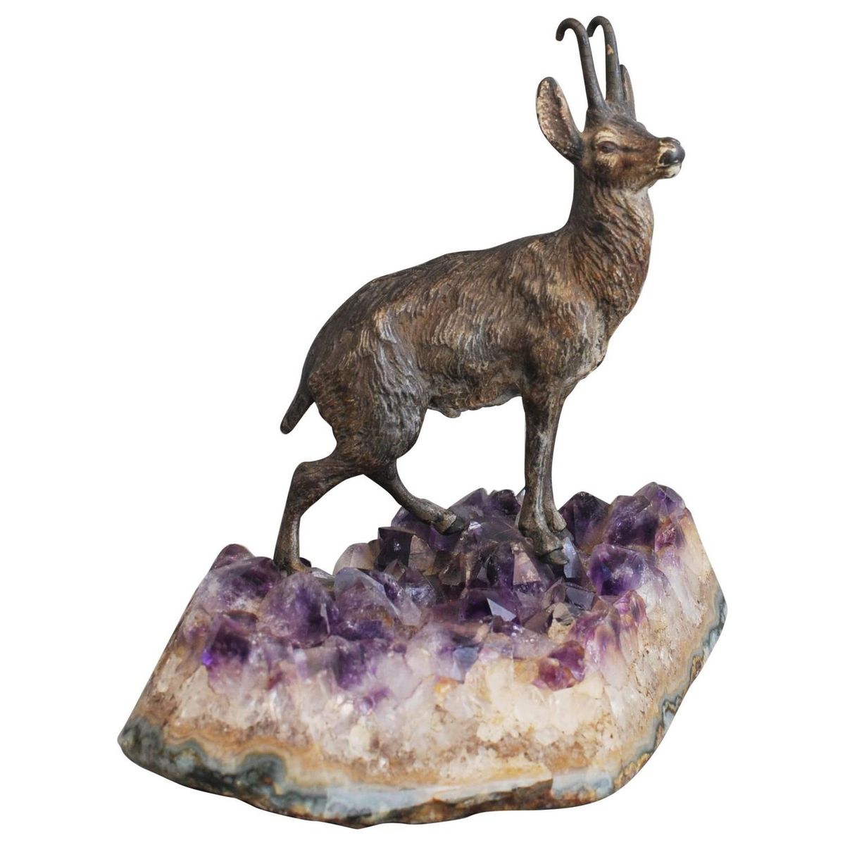 A very realistic Vienna Bronze chamois deer, circa 1900 - image 1