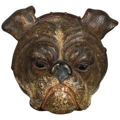 Vienna bronze wall clip of a bulldog head, circa 1900 - image 1