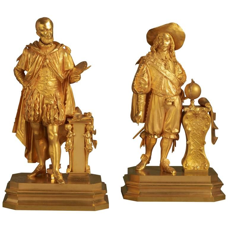 A lovely pair of Charles X gilt bronzes, circa 1835 - image 1