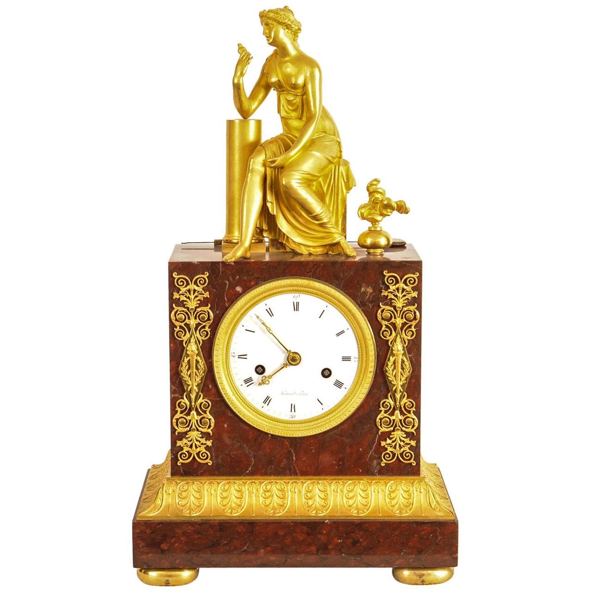 A French ‘Empire’ ormolu mantel clock, circa 1810 - image 1