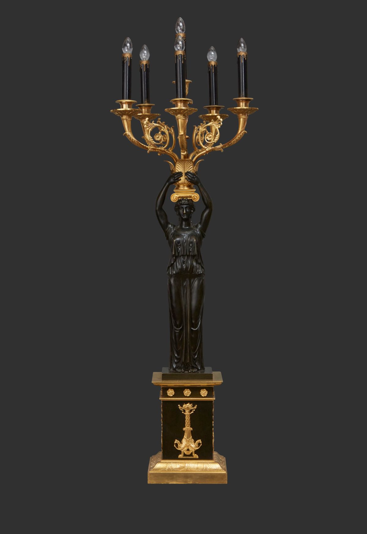 Single Empire lamp stand (candle stick) - afbeelding 1