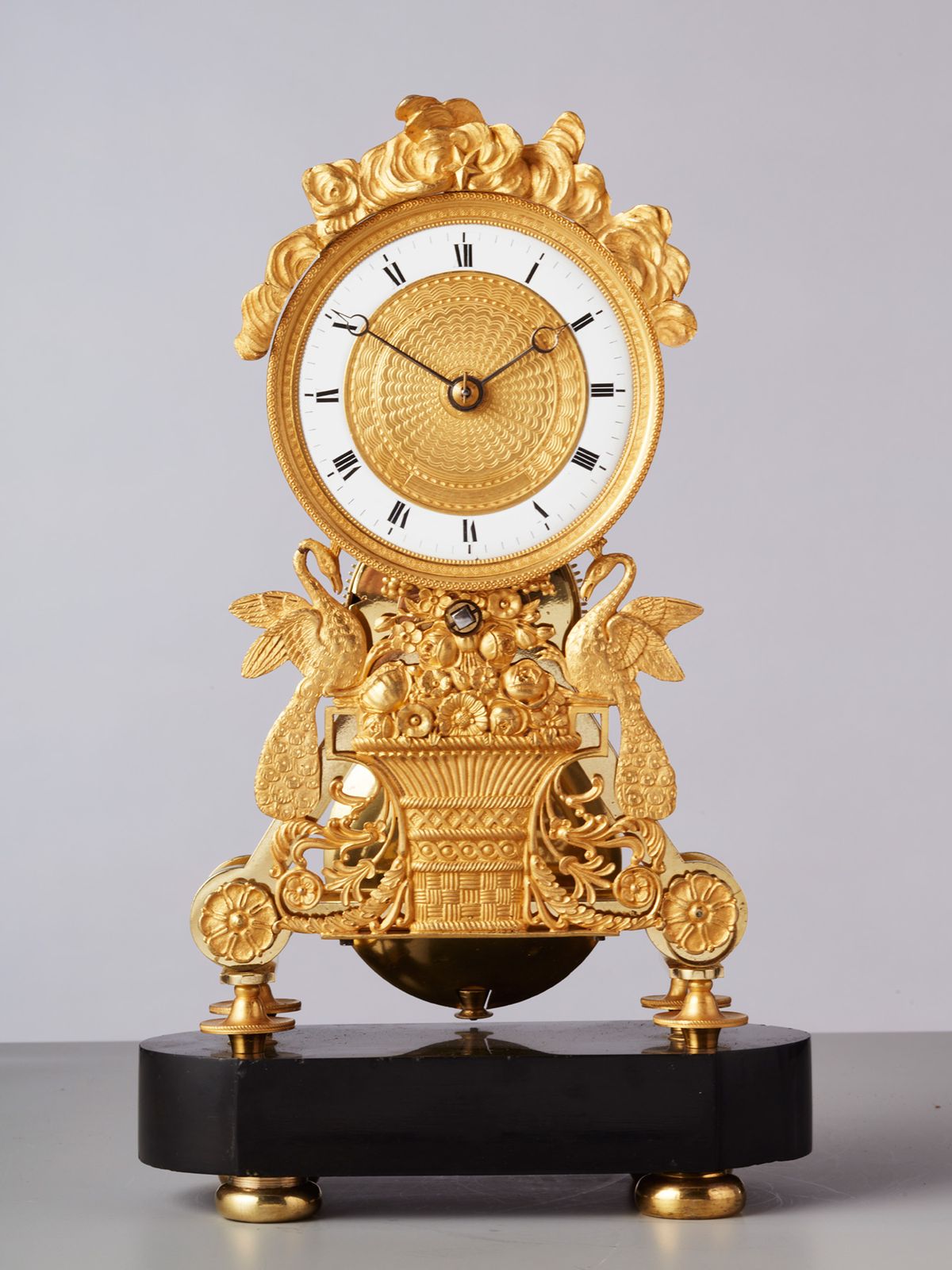 A small French long duration Skeleton Clock, circa 1820 - image 1