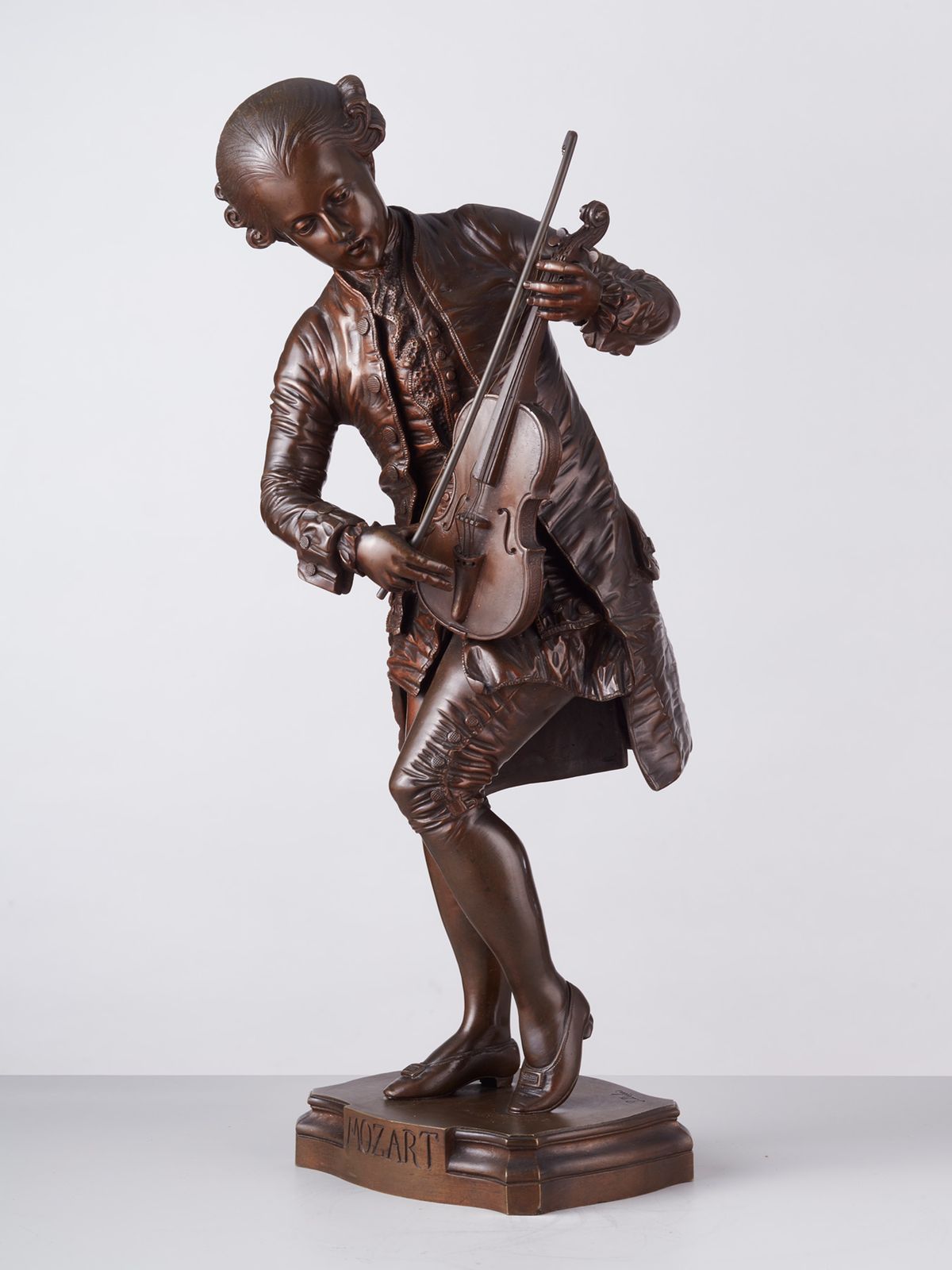 A French Bronze Statue of Mozart, circa 1880 - image 1