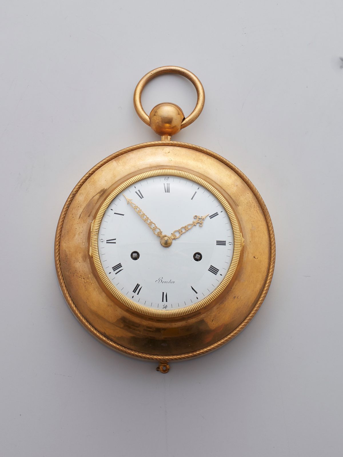 A French ormolu wall clock by Bourdier a Paris, circa 1790 - image 1