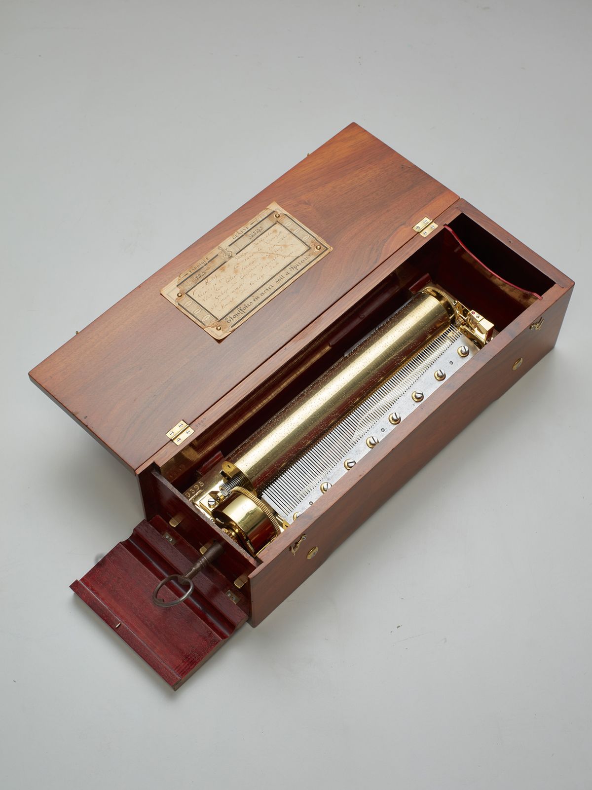 An early French mahogany music box by Ducommond Giraud, circa 1840 - image 1