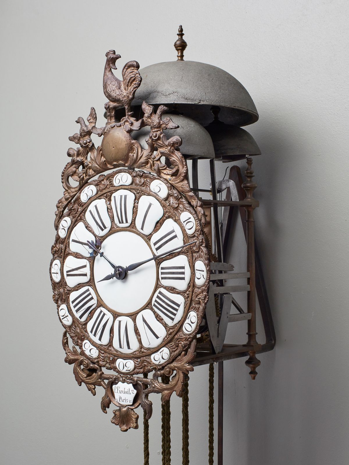 A French quarter striking lantern clock by Fardoil, circa 1775 - image 1