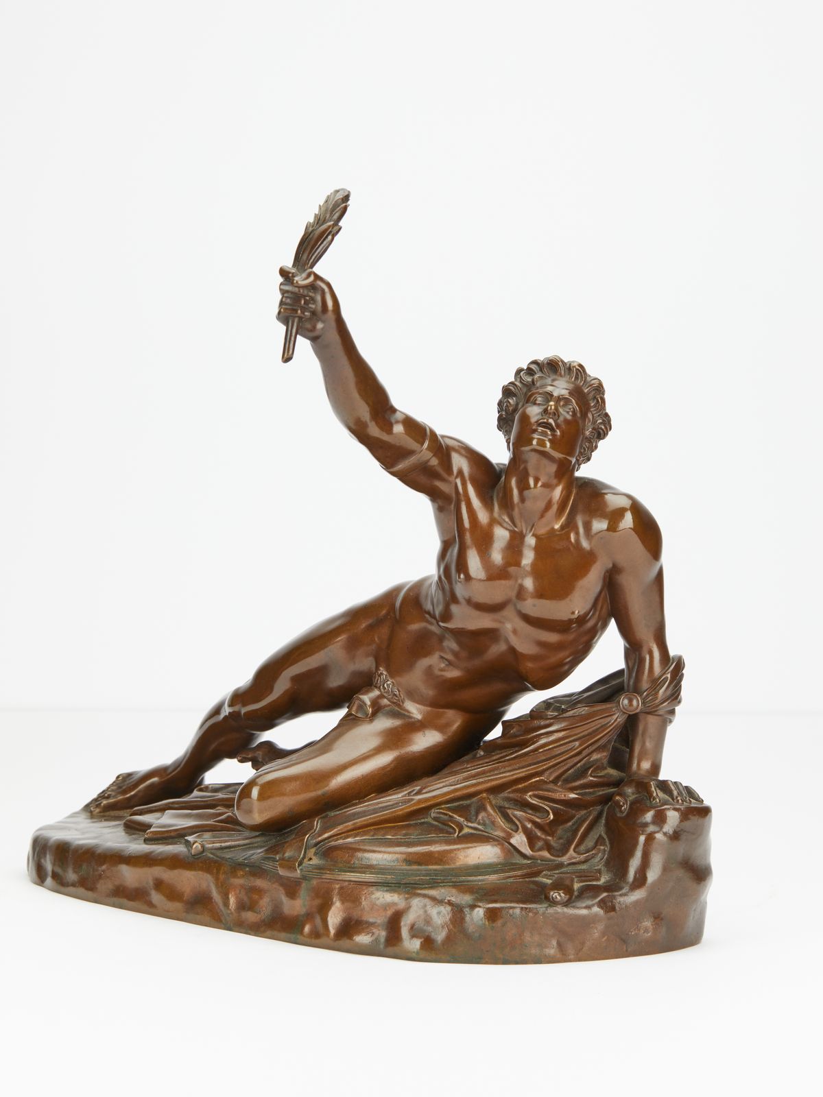 Frenchg bronze gladiator figure - image 1