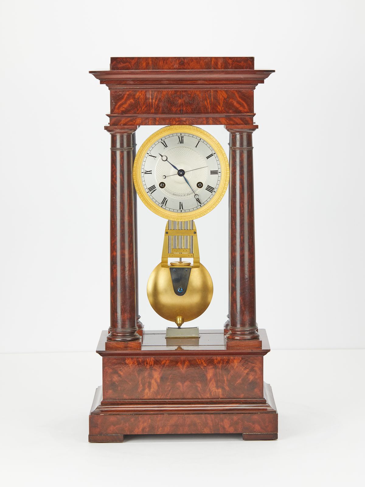 4 glass table regulator clock from Janvier Paris Workshop - image 1