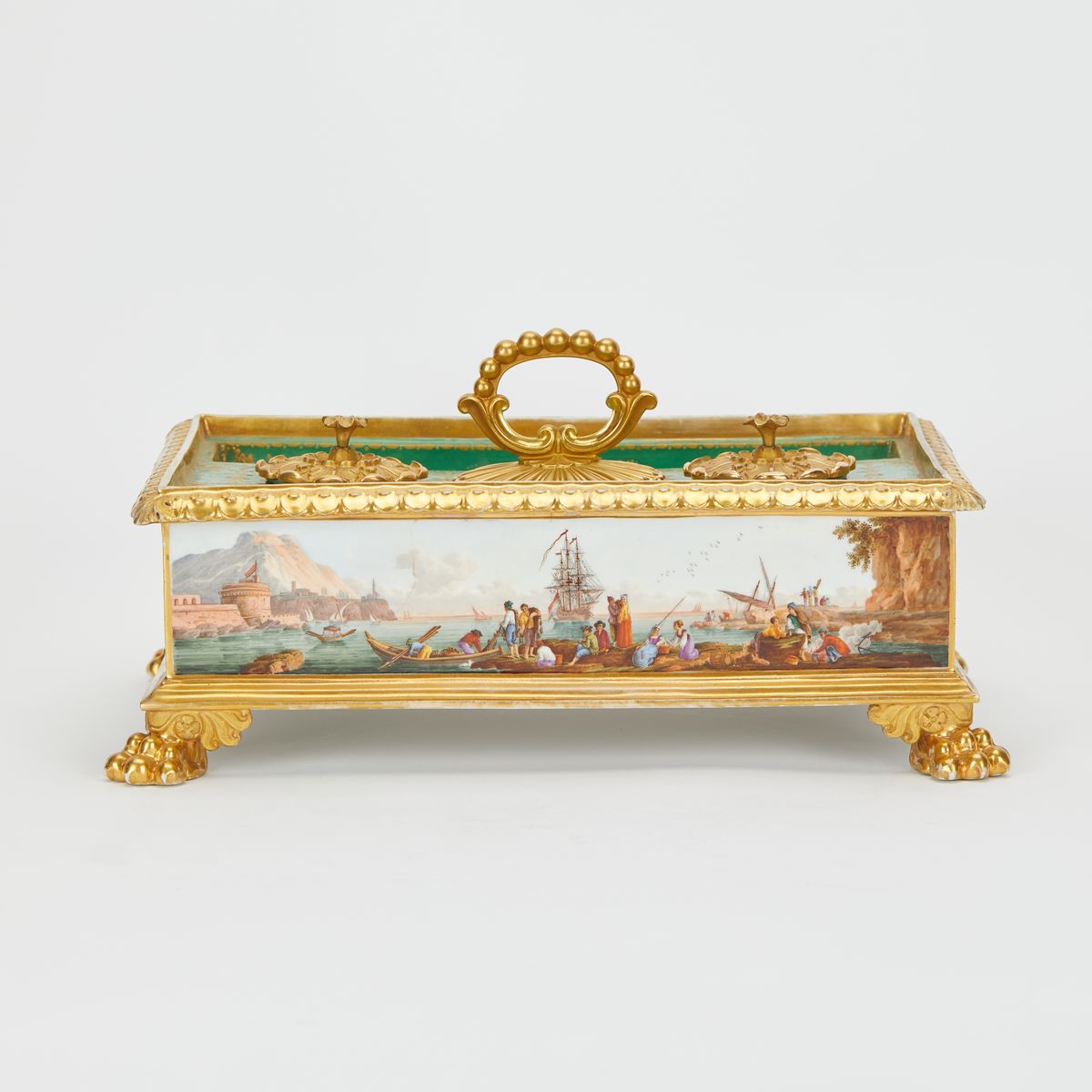 French Porcelain Inkwell - image 1