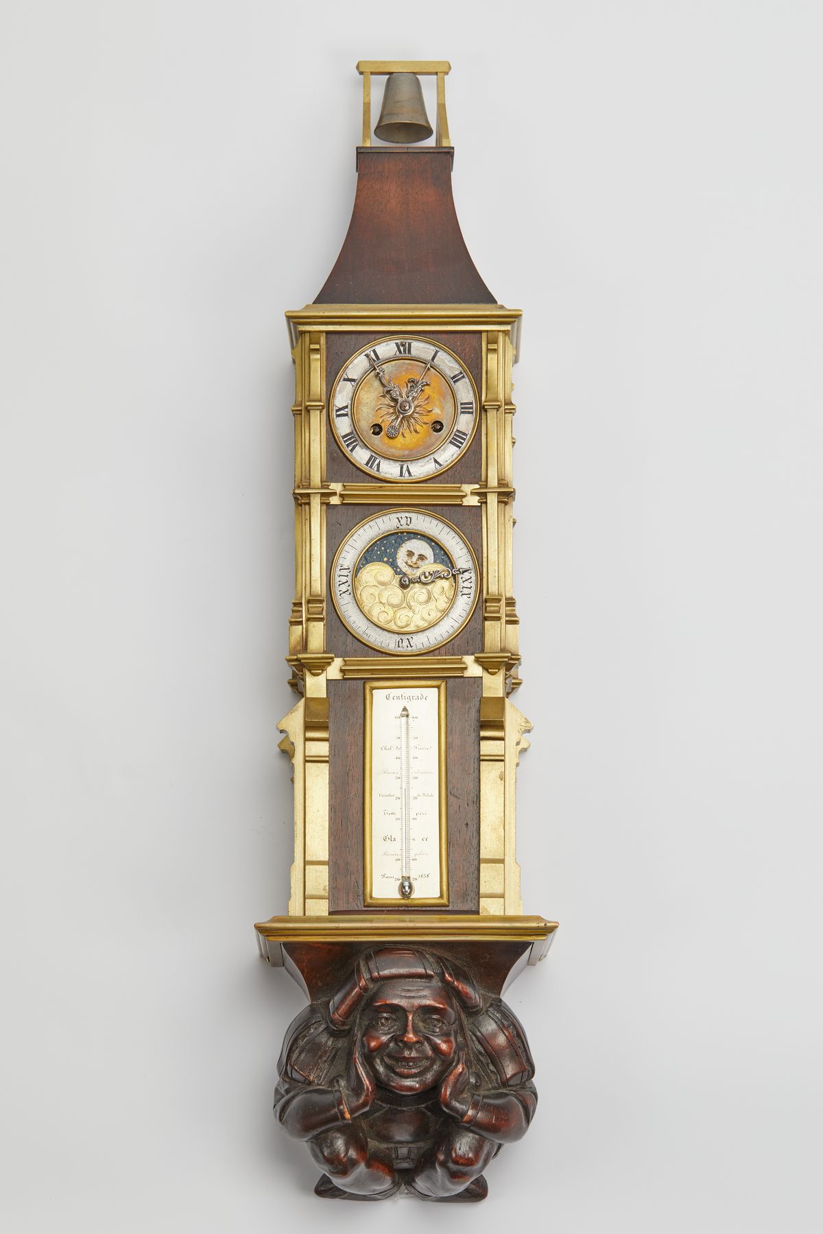 Rare 19th century fantasy wall clock - image 1
