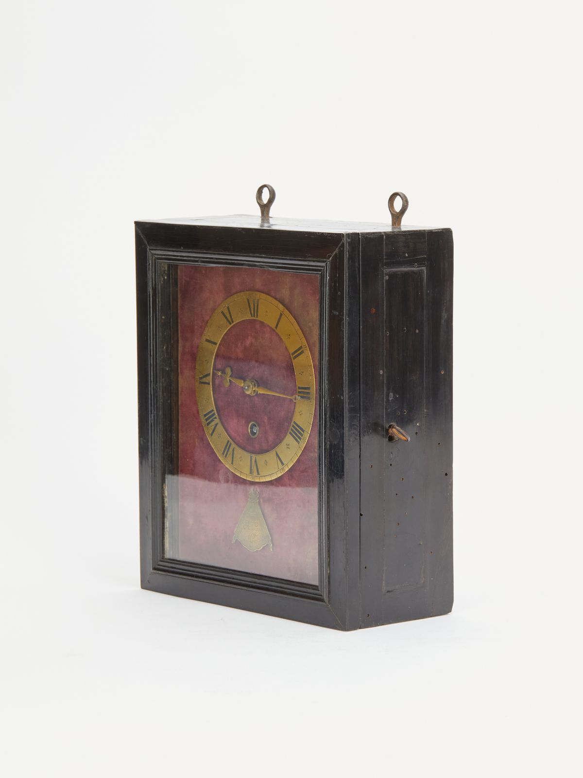 French religieuse wall clock with verge escapement pendulum - image 1