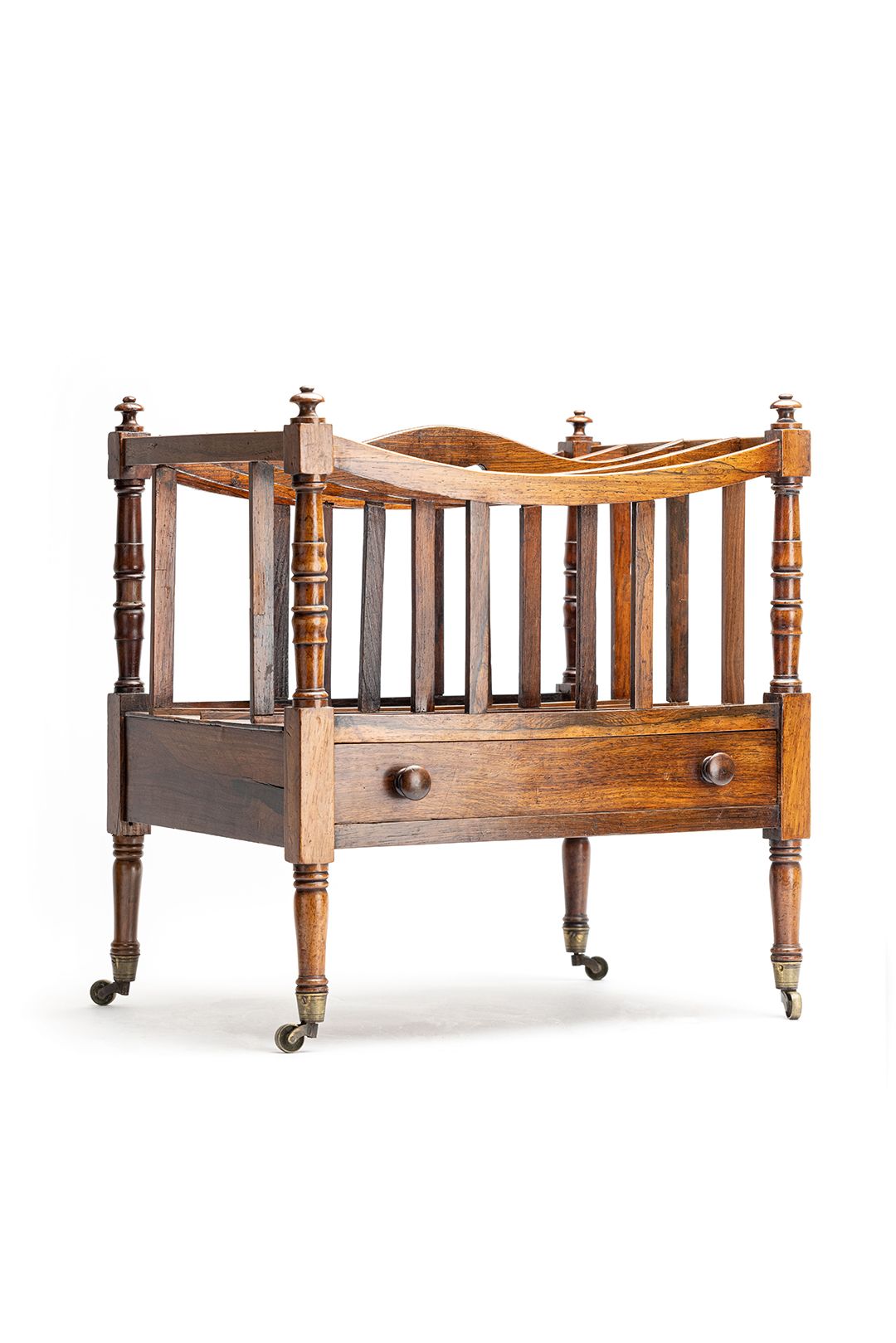 A very nice probably English lovely stylish and useful canterbury magazine rack - image 1