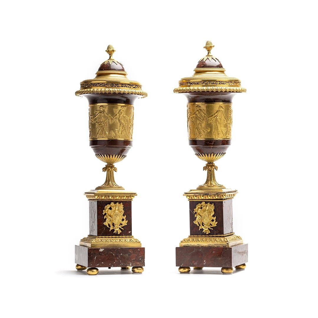 Pair of louis XVI decorative coups/vase - image 1