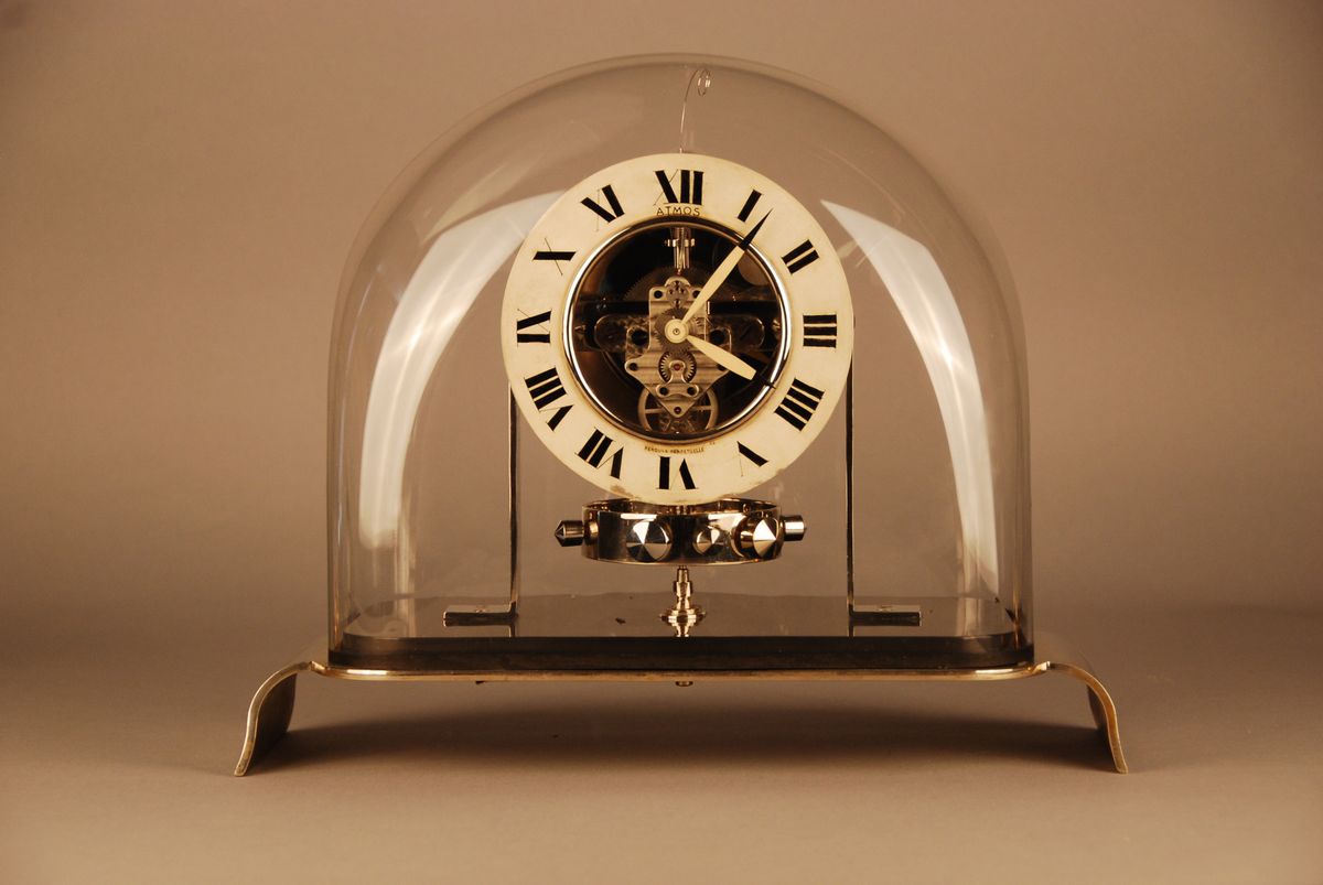 M167 Atmos clock PO1, skeleton dial and glass dome, Reutter nr. 3613, France ca. 1930. - image 1