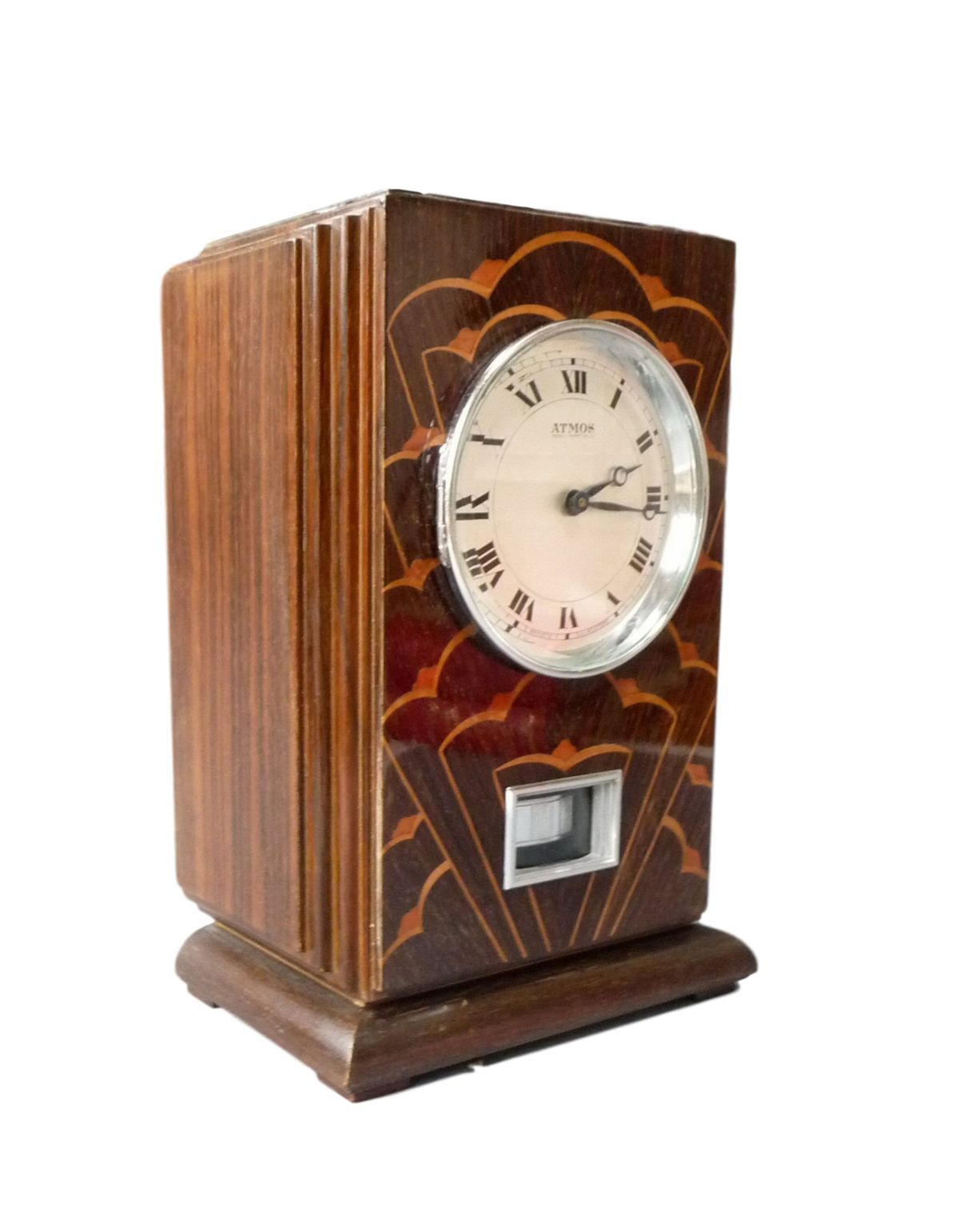 M169 Coromandel wooden Reutter Atmos clock, Art Deco period and style, France ca 1930. - image 1
