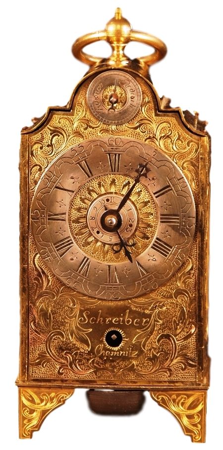 C14 Pendule d'Officier quarter strike 2 bells Grand Sonnerie on repetition - afbeelding 1