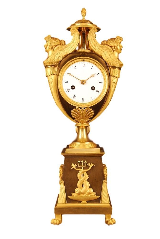 M53 French Ormolu and Patinated Urn Clock - image 1
