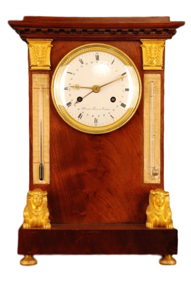 T07 Tableclock with barometer and thermometer - image 1