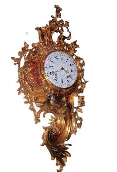 w11 Large and important Louis XV 'Cartel' clock - image 1