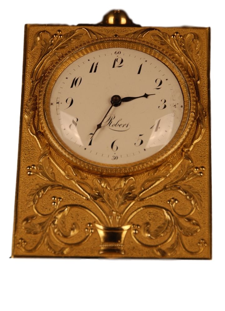 C18 carriage clock Robert ( seller - on dial)/L(ouis) Leroy et Cie - image 1