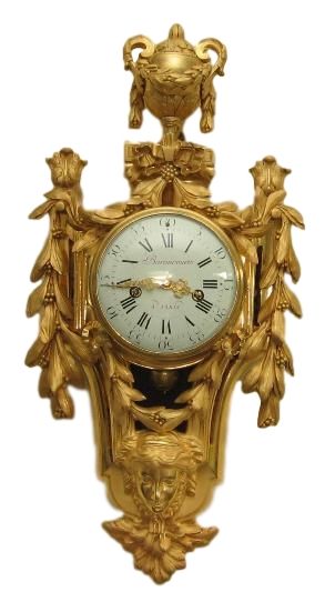 W20 Louis Seize Cartel clock. In superb original condition period gilding - image 1