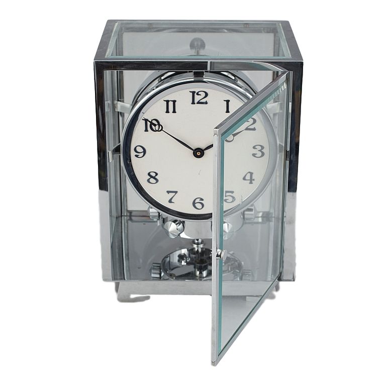 M212  Chromen Atmos klok, Reutter no 5184, 5 glazen - afbeelding 1