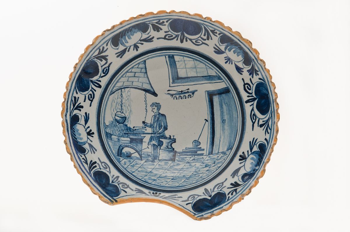 Blue Delft Barber Bowl