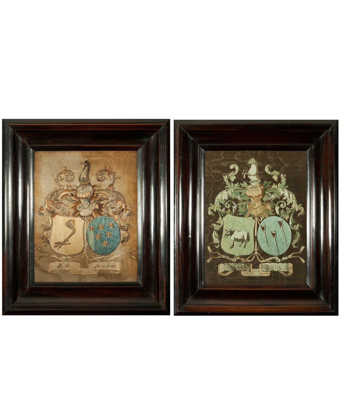 Two 17th century Marriage Broderies by Catherine Rost - image 1