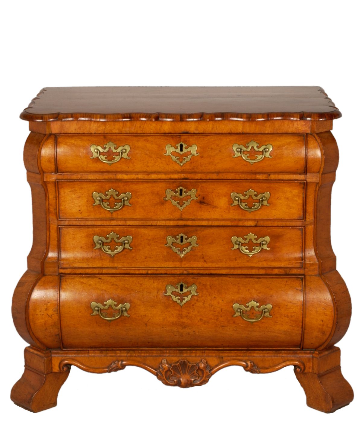 A Louis XV Padouk Commode