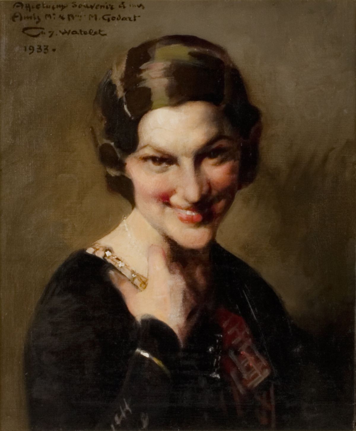 Charles Joseph Watelet - Portret van Madame Godart