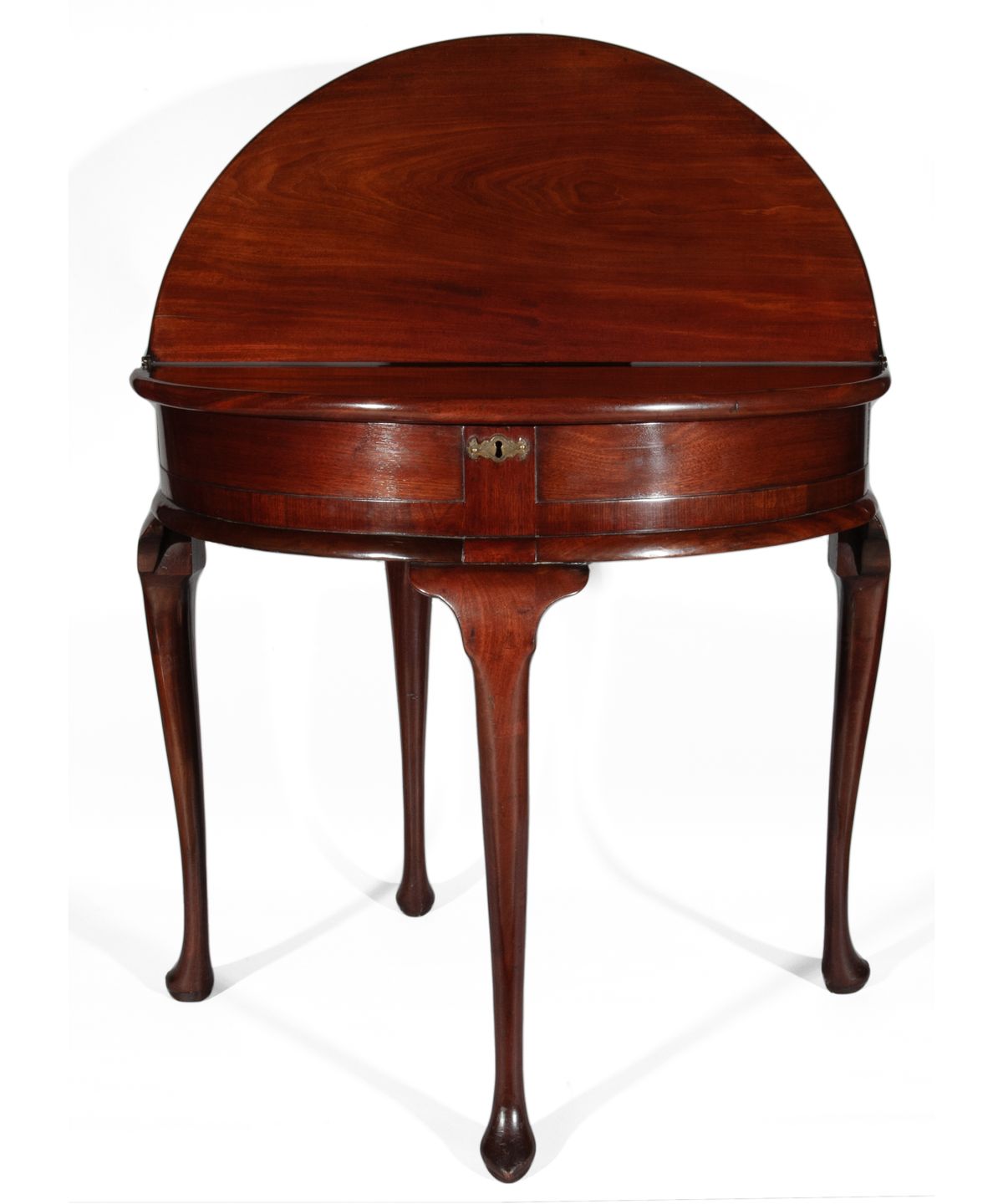 Een Opklapbare Mahoniehouten Wandtafel - afbeelding 1