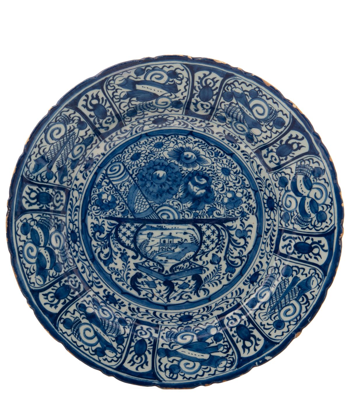 A Dutch Delft Blue and White Charger - image 1