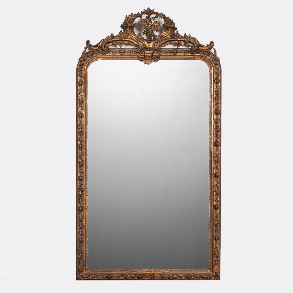 Large Distressed Mirror - image 1