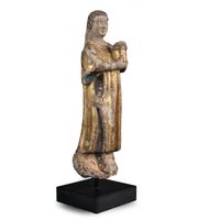 Terracotta sculptuur voorstellende Cosmas - afbeelding 2