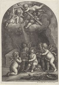 Pieter van Avont, 'Putti with the Passion instruments at Christ’s tomb' - image 3