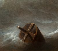 Sailing ships on a rough sea - afbeelding 3