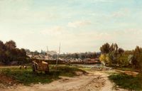 Landscape with Workers in a Field - afbeelding 1