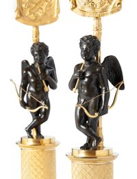 A Pair of Empire Candlesticks - afbeelding 2