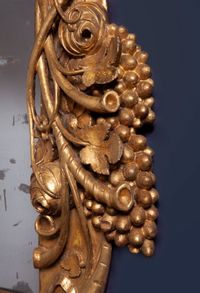 A Louis Quartorze mirror with a coat of arms of VOC governor Cornelis Kien - afbeelding 3