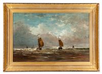 Fishing boats returning home at Scheveningen - afbeelding 2